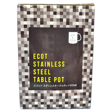 珍珠金屬 ECOT系列 不鏽鋼餐桌保溫壺 HB-4380, 500ML, 1個