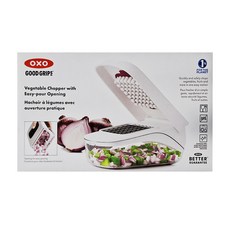OXO 好好壓切丁盒, 一壓快速切碎蔬果, 無需砧板, 保持桌面清潔, 1個
