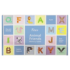 Fees BEBE 方塊填充豆豆球 3歲以上, 英字款, 6入, 1盒