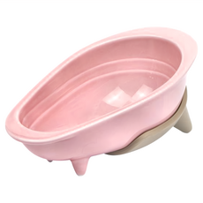 HARIO 好璃奧 長嘴犬專用磁碗 PTS-WP-PPR 300ml, 櫻花粉, 1個