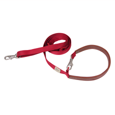 SPUTNIK 斯普尼克 Explore寵物牽繩, 長度可變換, 最長190cm 最短110cm, 紅色, S 適用1~8kg犬種, 1條