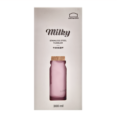 LocknLock 樂扣樂扣 LHC4221PIK 牛奶保溫杯, PIK-CN-8-STS, 300ml, 1個