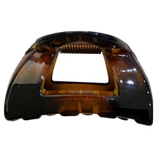 SY 基本款抓夾-簍空 SY12153 簡約時尚髮飾 穩固耐用 輕鬆打造多樣髮型, 琥珀色澤