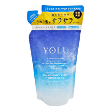 YOLU 舒緩修護柔順潤髮乳補充包 西洋梨&天竺葵 400g 改善毛躁 柔順髮絲, 1包