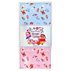 收納王妃 蠟筆小新 木空櫃 3層, 點心小新, 1件