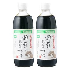 DAISHO 大醬 香菇昆布醬油露, 四倍濃縮, 適合多種料理, 500ml, 2瓶