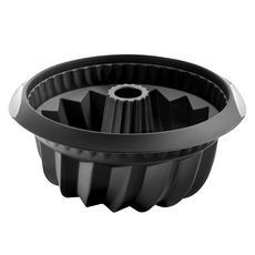 LeKue 薩瓦蘭烤模 黑色, 26 x 10cm - 輕鬆製作獨特造型蛋糕, 1個