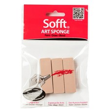 PANPASTEL 平型條狀海綿 Set 3個, 1組, 1色