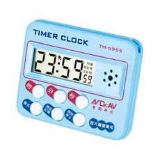 Dr.AV 聖岡科技 tm-262 24小時炫彩數位計時器, 1入, 數位