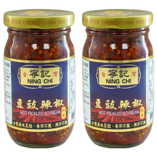 寧記 豆豉辣椒, 古早風味豆豉, 香而不膩, 245g, 2罐