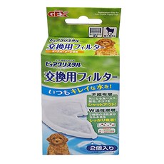 GEX 迷你犬濾心 Set 2個 小型犬/多頭犬 淨水飲水器替換芯, 1盒
