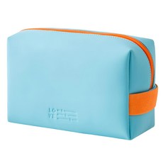 E.City 馬卡龍化妝存摺收納包中包 PU磨砂材質