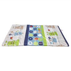 Embrace 英柏絲 精梳純棉 備長炭記憶兒童床墊 - (藍色機器人), 120 x 60 x 2cm, 1個