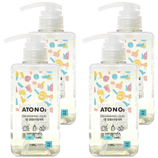 ATONO2 愛多氧 奶瓶蔬果洗潔精, 480g, 4瓶