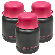 悅生活 Best buy 御釜 YUXI 美型荷葉 316不鏽鋼燜燒罐 Set 3, 黑色, 680ml, 3個