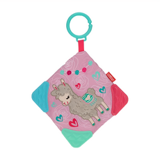 Nuby 啾啾沙沙安撫巾, 羊駝, 1條, 安撫巾