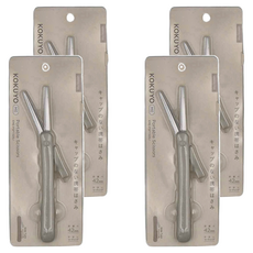 KOKUYO 國譽 ME 迷你剪刀, 霧灰色, 4個