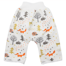 OhBabyLying 隔尿褲/裙, M, 森林動物