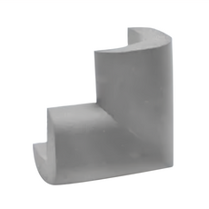 兒童防撞角 泡棉橡膠 附雙面膠條, 小(6 x 3.5 x 1.2cm), 灰色, 1組