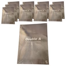 Double A 辦公室系列 膠裝筆記本 B5 橫線內頁 40頁, 灰色, 10本