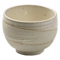 Minoya 美濃燒 手感和風茶杯 - 白刷毛，陶瓷，直徑9.2 x 7.3 cm, 1個