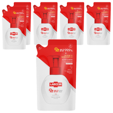LABCCiN 全效洗手慕斯補充包, 9秒抗菌99.9%, 棉花草本香 200ml, 6包