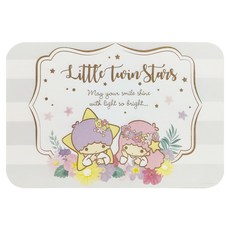 收納王妃 雙子星珪藻地墊 2650g, 花朵款 米色