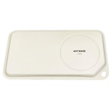 ANYWARE 輕鋁餐盤 日本製 晨霧白, 25 x 13.3 x 10cm, 1個