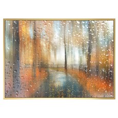 BOLUO GALLERY 菠蘿選畫所 秋天第一場雨 掛畫 APAA3402G, 金色