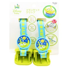 Skater 推車棉被夾 2入, 三眼怪, 1組