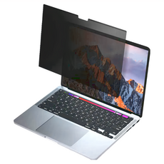 AIDA 磁吸式防窺護隱貼 Macbook Air 13.6", 透黑色, 1個