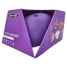 Micro Scooters 活動滑板用防護頭盔, (M)52-56cm, 紫色花朵, 1個