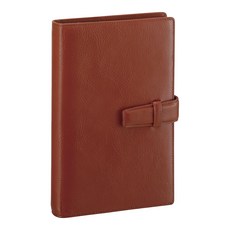 Raymay 藤井 Davinci 標準系列聖經尺寸穿扣萬用手冊 DB3006C 13x19x2.3cm, 棕色, 1本