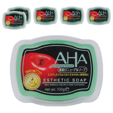 BCL AHA 柔膚潔面皂, Esthetic Soap, 100g, 6個