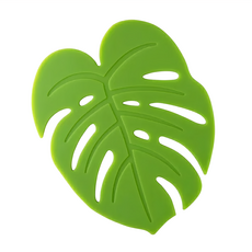 Taylor's Eye Witness 矽膠隔熱墊, 龜背葉造型, 熱帶葉, 1個