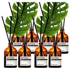Nard Botanical Aroma 植物香氛擴香瓶(附裝飾龜背芋1入裝), Tea Tree Rosemary, 100ml, 8瓶