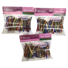 SY 韓國橡皮筋 大 TPU材質 每盒100入, 22/MIX3, 1組