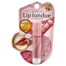 MENTHOLATUM 曼秀雷敦 Lip fondue 保濕光澤護唇膏, 珊瑚粉, 4.2g, 1件