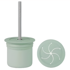 minikoioi 3 ways 自主學習杯 8.5 x 7cm, 抹茶綠, 1個, 180ml