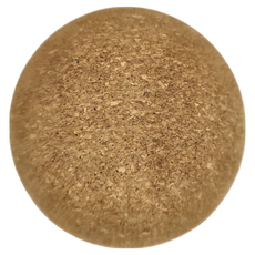 NicoFun 愛定做 瑜珈按摩球 直徑10cm, 天然軟木色, 1顆