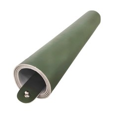 選物優品 皮質電腦桌滑鼠墊 雙面款 70*35cm, 叢林綠 + 銀河灰, 1個