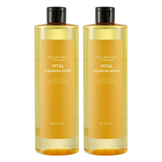 Eunyul 黃草籽煥采亮顏卸妝水 大容量 溫和清潔, 500ml, 2瓶