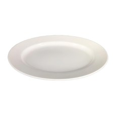 大同磁器 長皿 16吋 白色 - 優質陶瓷 簡約設計 適用於家庭聚餐與派對, 1個