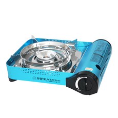 HouseKeeper 妙管家 合金磁吸式瓦斯爐 附手提箱 X-3301MB 1.5kg, 藍色, 1個