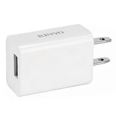 kinyo usb充電器, 白色, 1個