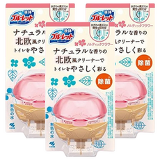 KOBAYASHI 小林製藥 BLUELET 除菌 日式馬桶專用除臭液 北歐花香, 70ml, 3個