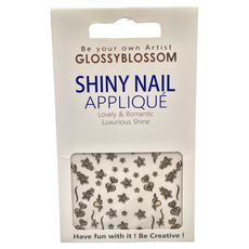 GLOSSYBLOSSOM 美甲貼花 可愛浪漫 奢華光澤, 1組, 復古 愛心