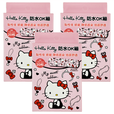 Comfo Pore 康膚寶 Hello Kitty 防水ok繃 連續版, 20片, 3盒