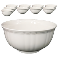 TATUNG 大同磁器 8吋湯碗 20.4 x 10cm 10入組 單色, 1組