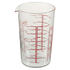 HARIO 好璃奧 耐熱玻璃量杯 99 × 91 × 145mm 150g, MJC-50-R-BK, 500ml, 1個